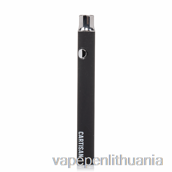 Cartisan Button Vv 400 510 Baterija Black Vape Skystis